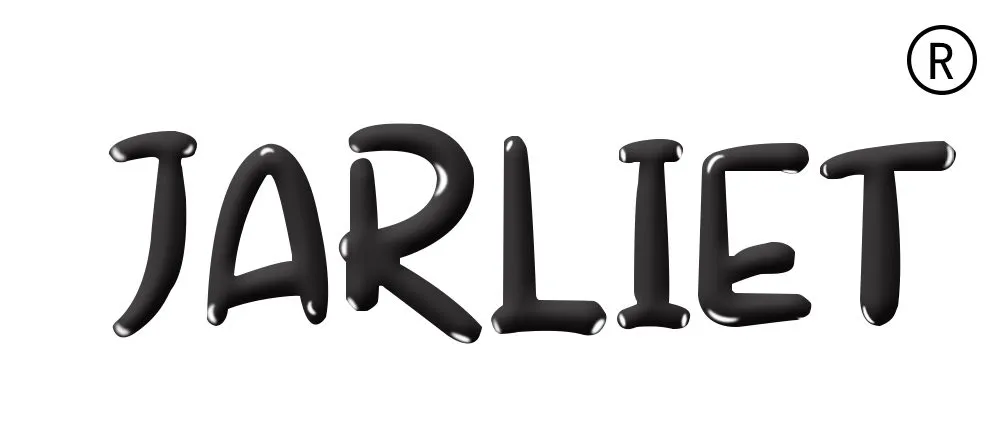 Logo with the word JARLIET in black balloon-style letters and a small registered trademark mark in the top-right corner.